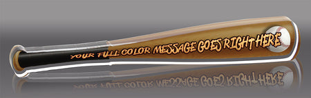 Baseball Bat Full Color Acrylic Award - 15 inch [ABAT-BS-15-FC-Q]