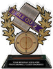 Bible Quiz Compass Colorix-T Acrylic Trophy- 6.25 inch [TACR6-RL-BBL2-Q]