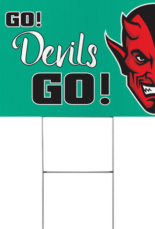Devil Mascot Yard Sign - 24 x 18 inch [YS2418-MSCT-DVL]