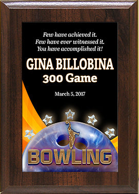 Bowling ColorPlate Plaque [PCEP-BW-912]