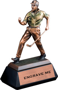 Golf Bronze/ Painted Resin - Male [RGMP073]