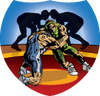 Wrestlers Shield Insert [SH-3734]