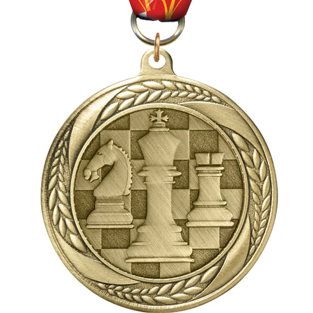 2.25" Chess Laurel Wreath Medal [MM2S-25]