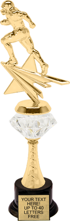Football Rising Star Diamond Riser Trophy [TRDDRSS-13-FB]