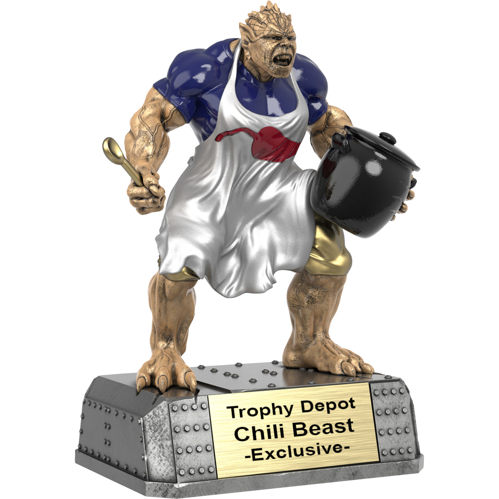 Chili Cook Beast Sculpture Trophy - 9.25 inch [BST9-CHLI]