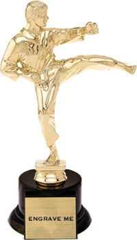 Martial Arts XL Figure on Black Base - Male [TRBAL-MAM]