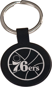 Round Metal Key Chain- Black [KCRD110BK]