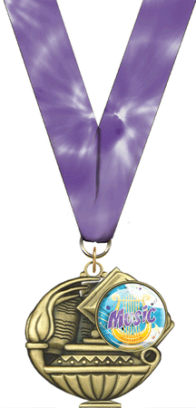 2" Music Insert Academic Medal [MAP2-i-MC]