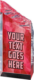 Custom Acrylic Glacier Tower Red [AMDT610-RED-FC]