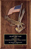 American Walnut Plaque with Large Eagle Casting 8
