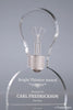 Acrylic Bright Idea Clear Lightbulb Award - 7 inch [ATLTBLB-CLR]