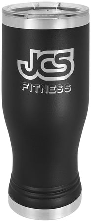 20 oz. Polar Camel Pilsner w/ Lid - Black [PCJ9-72]