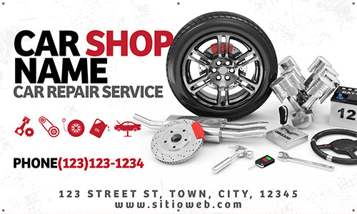 Automotive Vinyl Banner- Parts [VB-AUTMT-PRT]