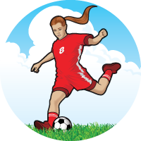 Soccer - Female Kicker Insert [TD-4408]