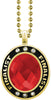 Ruby Gem Gold Finalist Charm [CSOV-FNL-STN-RED-G]