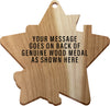 Custom Color Wood Medal- 5 inch [MXWM5]