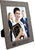 10.75 x 12.75 Gray Laserable Leatherette Picture Frame [PLLF810-5810]