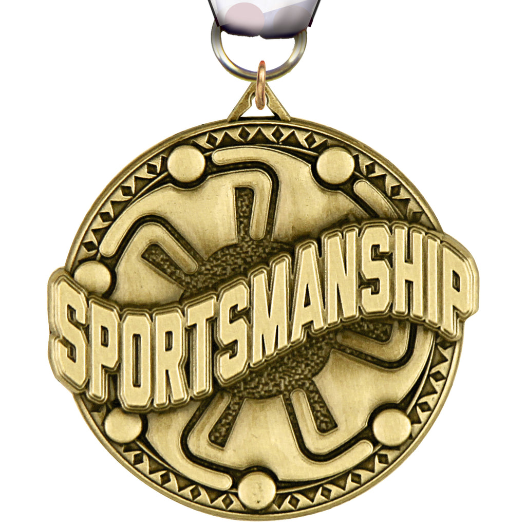 2" Sportmanship Ultra-Impact 3-D Medal [MDTD2-SPTSHP]