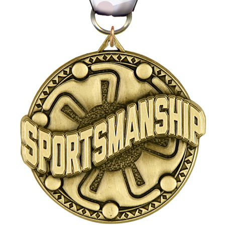 2" Sportmanship Ultra-Impact 3-D Medal [MDTD2-SPTSHP]