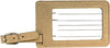 Light Brown Leatherette Luggage Tag [LTJ-179]