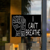 I Can't Breathe Vinyl Sticker - 6 x 4.5 inch [STK-BLM-GF2]
