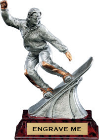 Snowboarder Signature Series Resin Trophy - Female [SSR6-SNWBF]