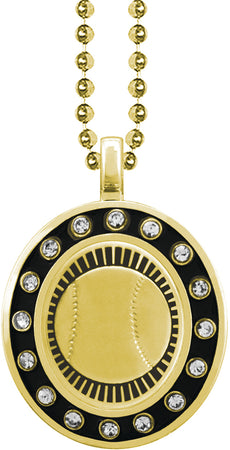 Baseball Gold Charm [CSOV-16STN-BS-G]