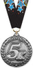 5K Dimensional Medal- Silver [MSW2-5K-S]