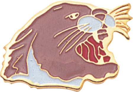 Cougar Enameled Mascot Pin [PCM-MSCT-CLR-05]