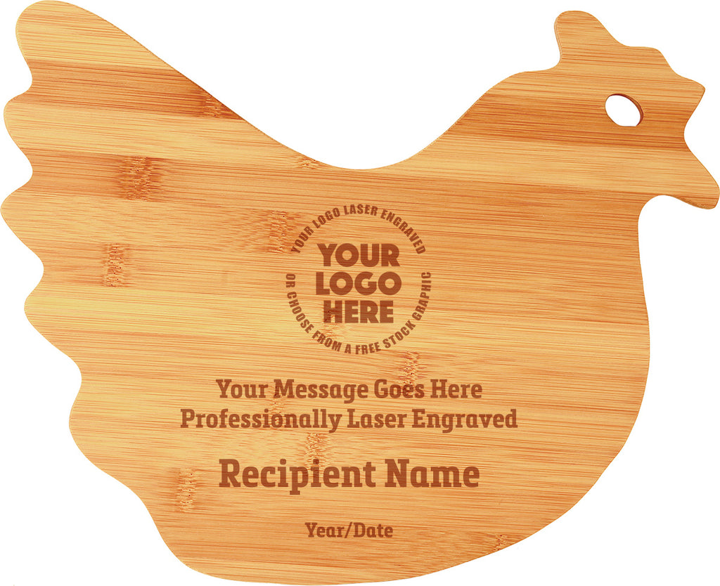 Bamboo Hen-Shaped Cutting Board [NBCB131J]