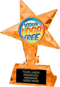 Exclusive Krystal Ice Orange Star w/ Custom Insert [iX3STRO]