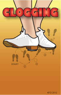 Dance- Clogging Plaque Insert [BBP-2068]