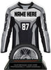 Motocross Jersey Colorix-T Acrylic Trophy - Gray [TACR7-JSY-MOTOX-GRY-Q]