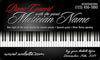 Music Vinyl Banner- Grand Piano [VB-MUSIC-PNO]