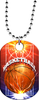 Basketball Lightning Monster Dog Tag [DTXL-BK-LGT]