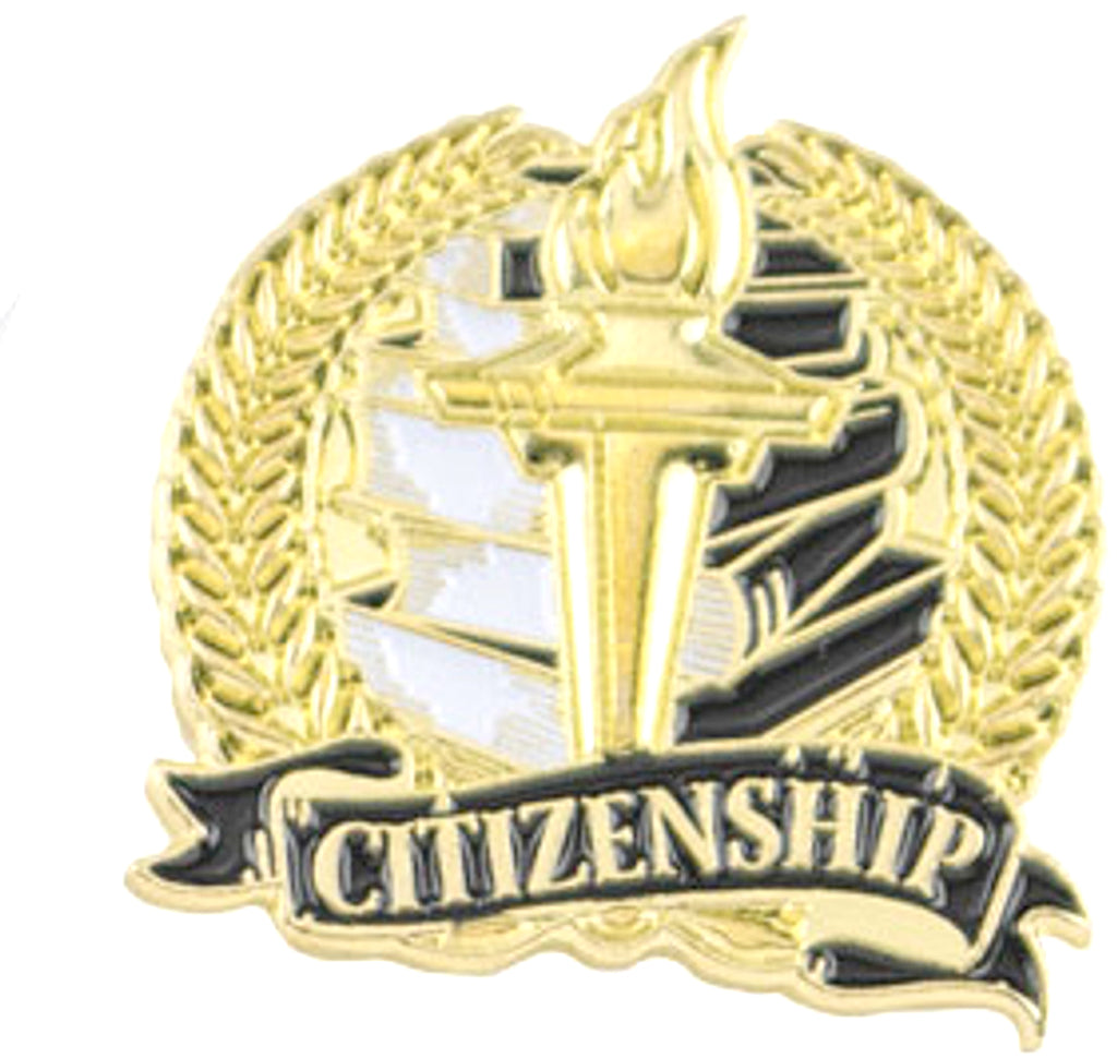 Citizenship Academic Lapel Torch Pin [LPST113]