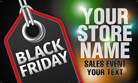 Black Friday Vinyl Banner- Color Tag [VB-BLKFR-TAG]