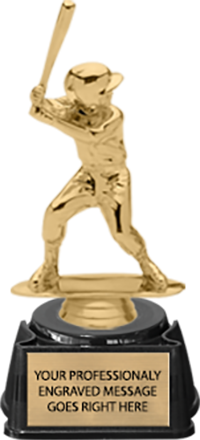 Softball Junior on Black Base [TRBAS-JSB]