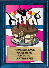 Full Color Plaques [PFCSTK5-BDAY]