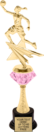 Basketball Female Rising Star Diamond Riser Trophy [TRDDRSS-13-BKF]
