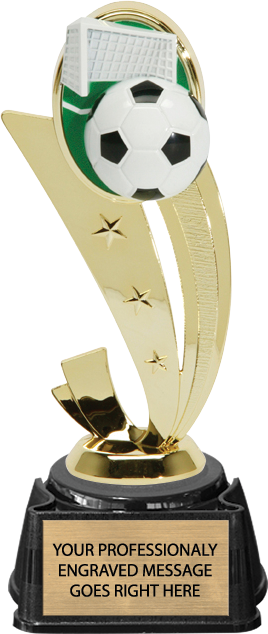 Soccer Color Scene Theme on a Synthetic Base [TRDCSF-SC]