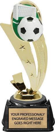 Soccer Color Scene Theme on a Synthetic Base [TRDCSF-SC]