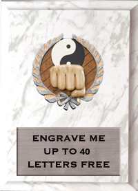 6"x8" Martial Arts Millennium Plaque [PMC68-MA]