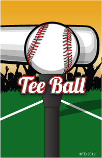 Tee Ball Plaque Insert [BBP-2077]