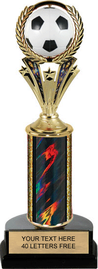 Soccer Trophy with Spinning Ball [TSB2D10-SC]