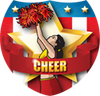 Cheer Stars & Stripes Shield Insert [SH-2568]