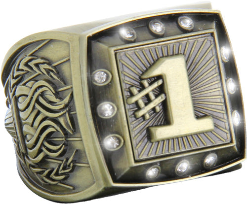 Championship Ring with Activity Insert- #1 Gold [RGSJ-G-12ST-1]
