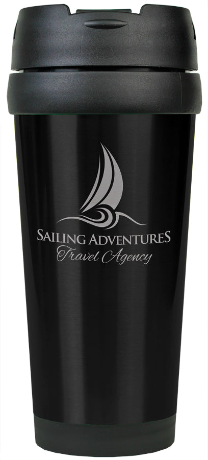 16 oz Laserable Tumbler- Black [JCTM16-071]