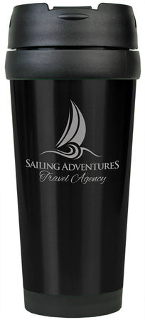 16 oz Laserable Tumbler- Black [JCTM16-071]
