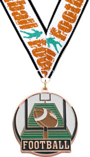Football Enameled Medal [M2EP-FB-B]